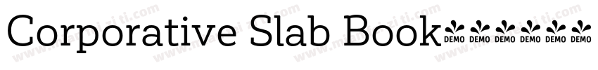 Corporative Slab Book字体转换